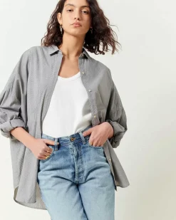 Hemden Und Blusen Sessùn |Fuji Mid Grey