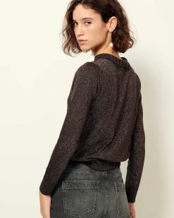 Pullis Und Cardigans Sessùn |Greta Shiny Black