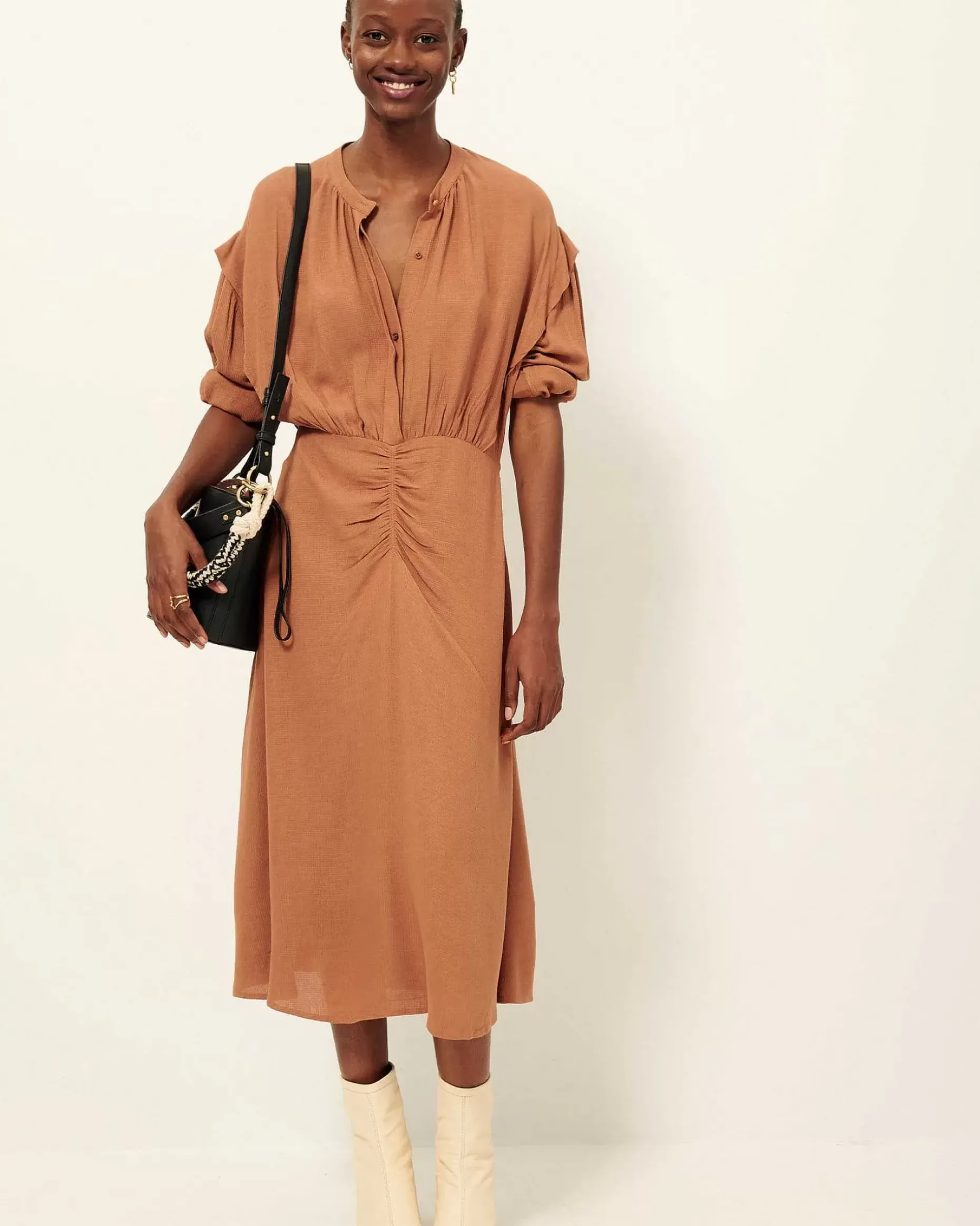 Kleider Sessùn |Lina Mocha Mousse