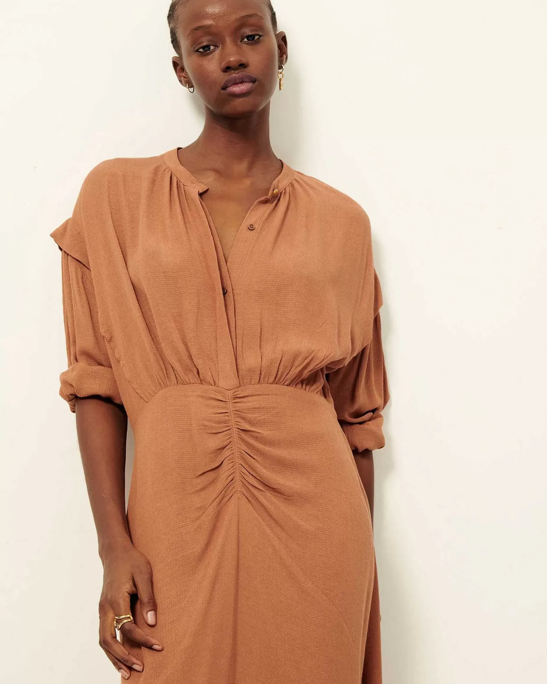 Kleider Sessùn |Lina Mocha Mousse