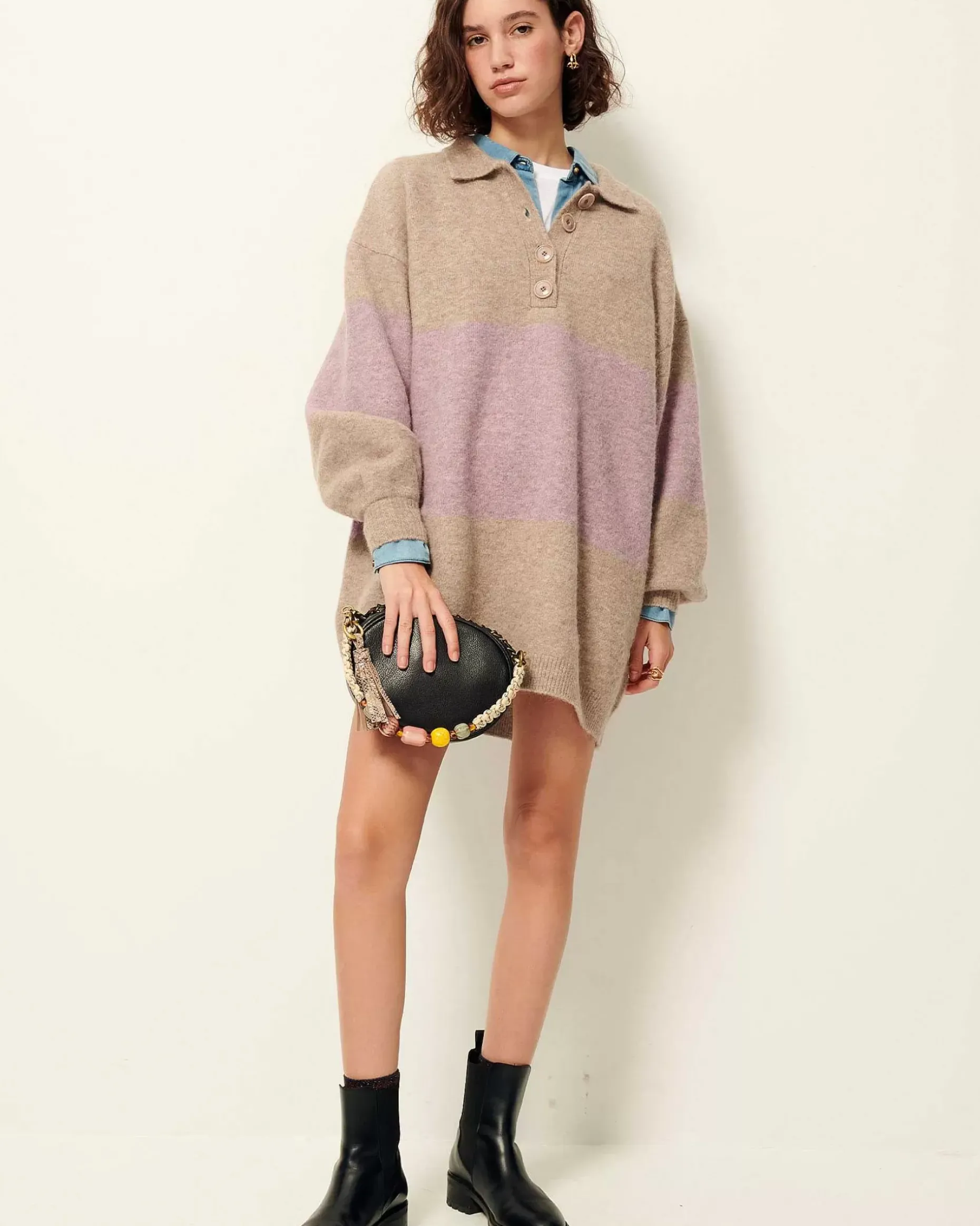 Kleider Sessùn |Linedito Stonemauve