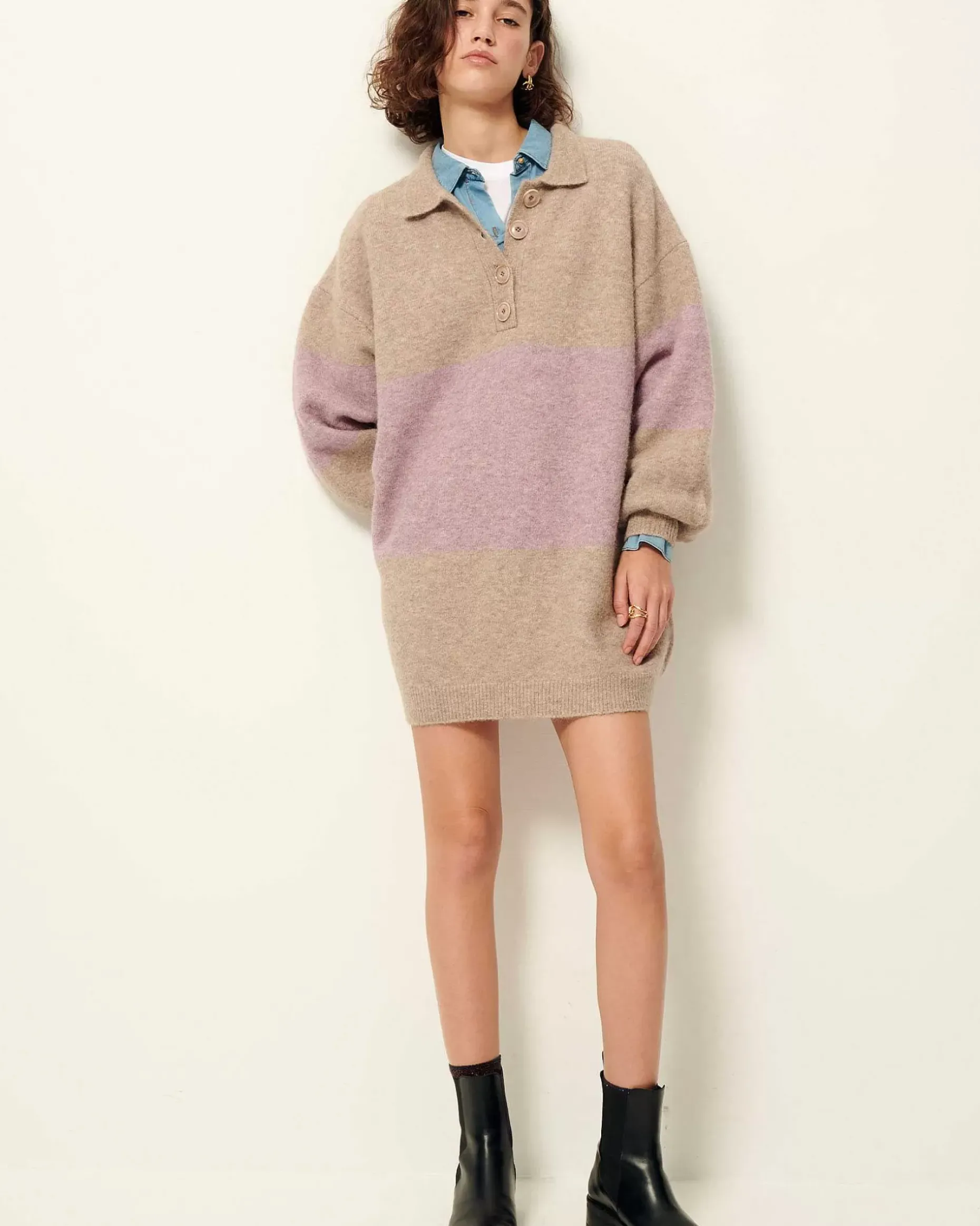 Kleider Sessùn |Linedito Stonemauve