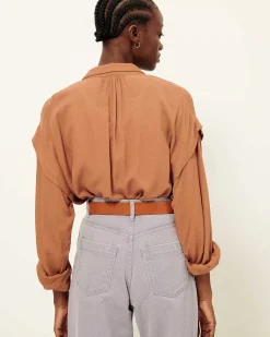 Hemden Und Blusen Sessùn |Pintanora Mocha Mousse