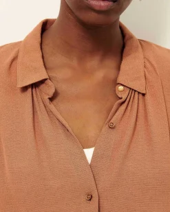 Hemden Und Blusen Sessùn |Pintanora Mocha Mousse