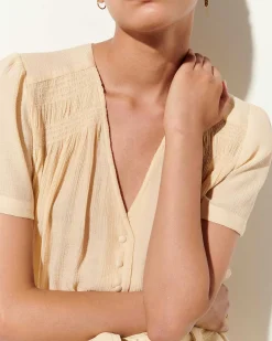 Hemden Und Blusen Sessùn |Siama Fleur De Sel