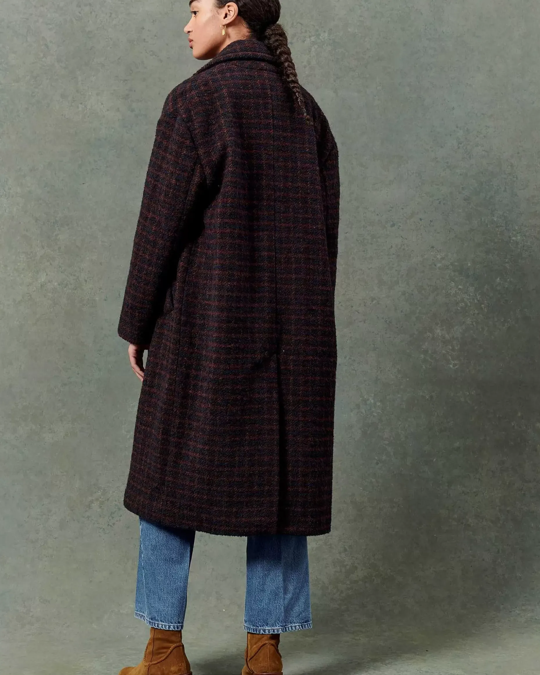 Mantel Sessùn |Silvana Cherry Blue