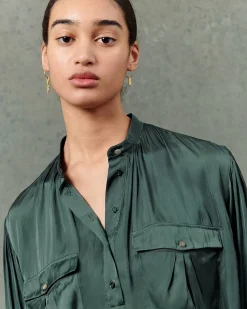 Hemden Und Blusen Sessùn |Solola Agate Green