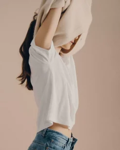 T-Shirts Und Sweatshirts Sessùn |The V Optical White